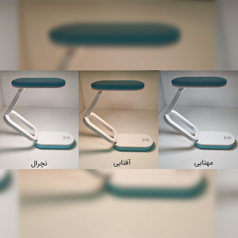 چراغ مطالعه شارژی مدل مولتی 3 حالته لمسی طرح تاشو جیبی کد 1936