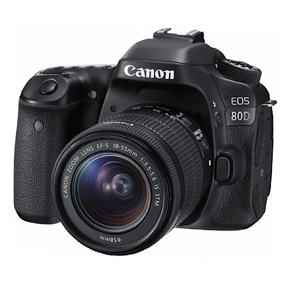 دوربین دیجیتال کانن مدل Eos 80D به همراه لنز EF-S 18-55mm f/3.5-5.6 IS STM