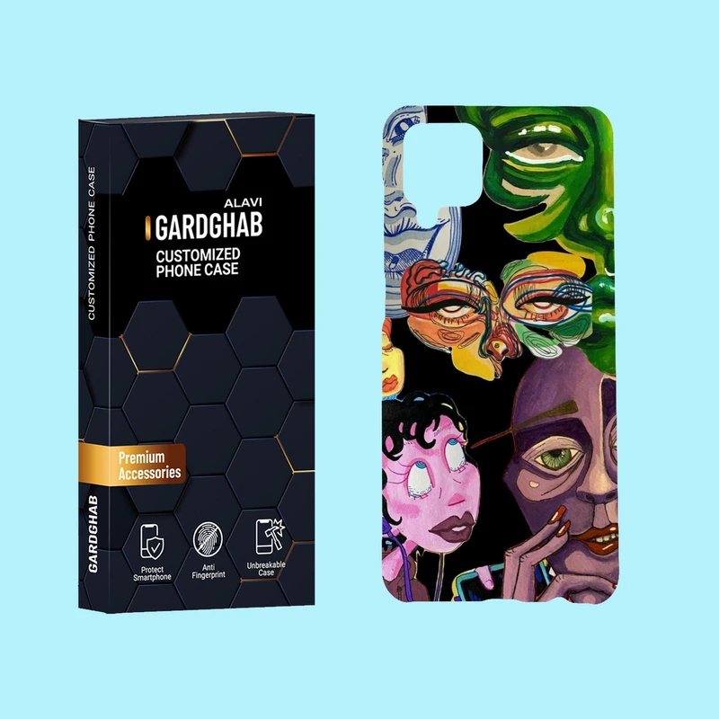 کاور گارد قاب علوی مدل هنری مناسب برای گوشی موبایل سامسونگ Galaxy A12