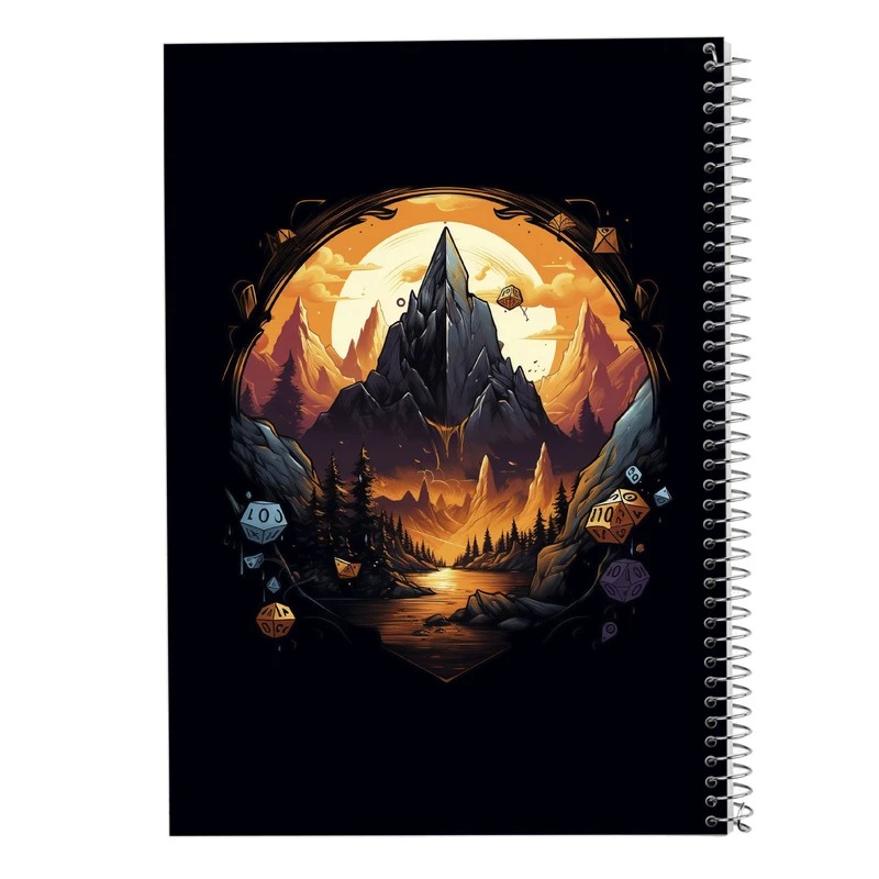 دفتر ژورنال نویسی 50 برگ مدوپد مدل نقطه ای طرح  ارباب حلقه ها The Lord of the Rings کد DF3125