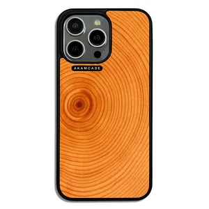 AKAM AMC-WA15PROMAX-WOOD-24 Cover For Apple iPhone 15 Pro Max