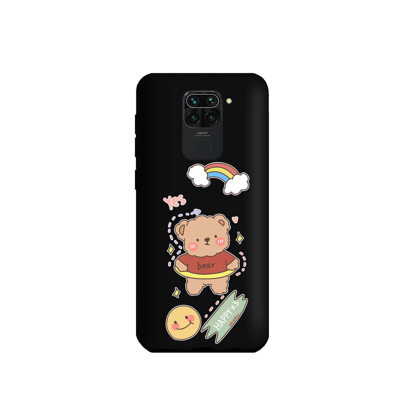کاور طرح عروسک خرسی کد m2916 مناسب برای گوشی موبایل شیائومی Redmi Note 9 / Redmi 10X 4G