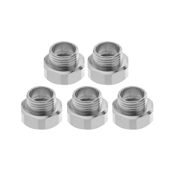 تبدیل شلنگ به شیر سرویس بهداشتی دینا مدل DN-hexagon بسته 5 عددی تبدیل شلنگ به شیر سرویس بهداشتی دینا مدل DN-hexagon بسته 5 عددی