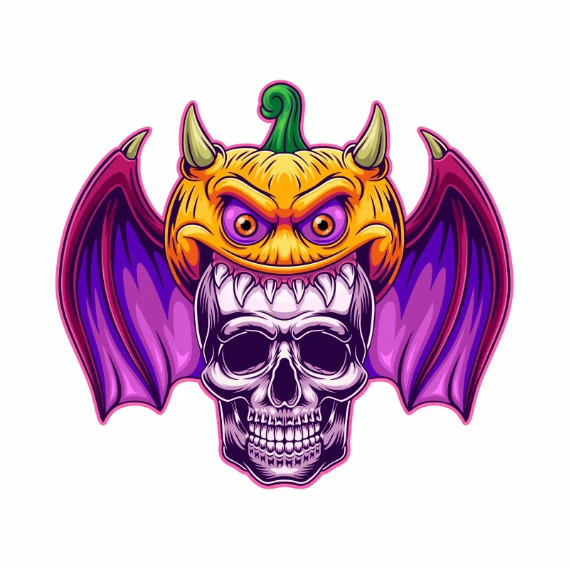   برچسب بدنه موتورسیکلت مدل اسکلت هالوینی کد 210