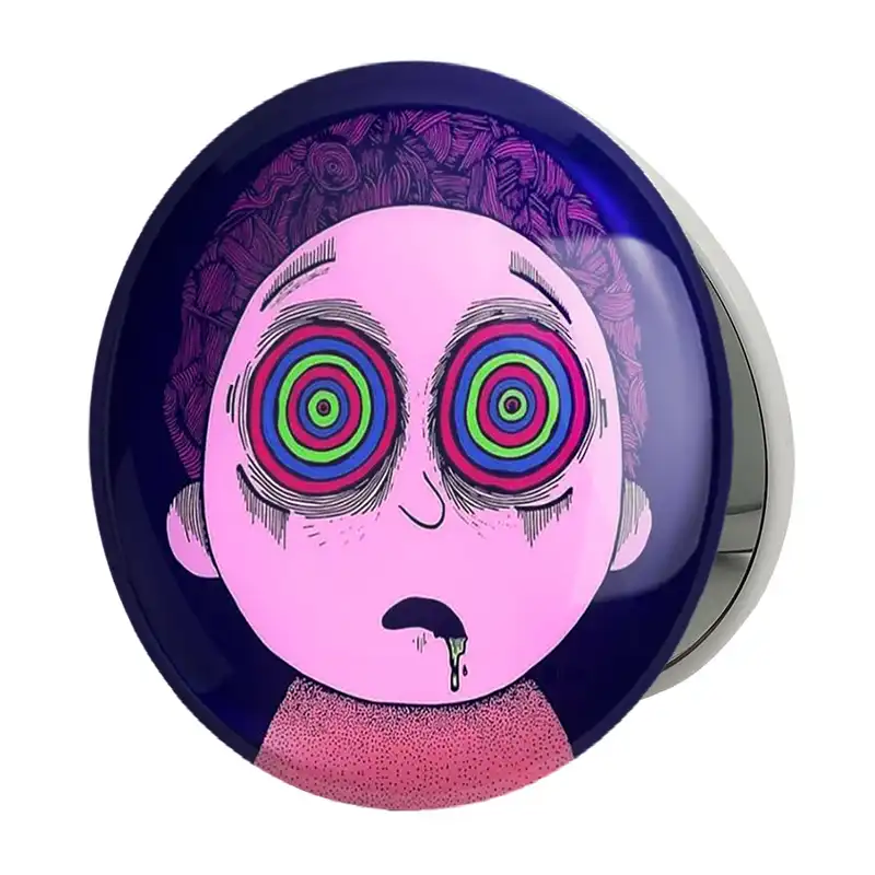 آینه جیبی خندالو طرح بچه مدل تاشو کد 1501