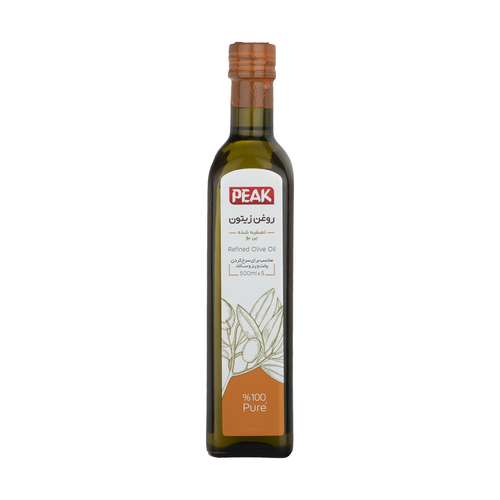 روغن زیتون تصفیه شده بی بو پیک - 500 میلی لیتر 