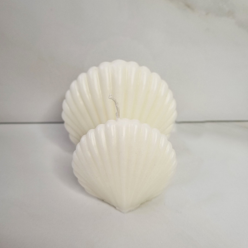 قالب شمع مدل صدف مجموعه دو عددی