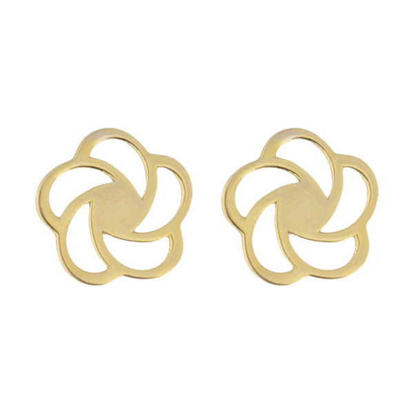 گوشواره طلا 18 عیار زنانه کانیار گالری کد GOA72