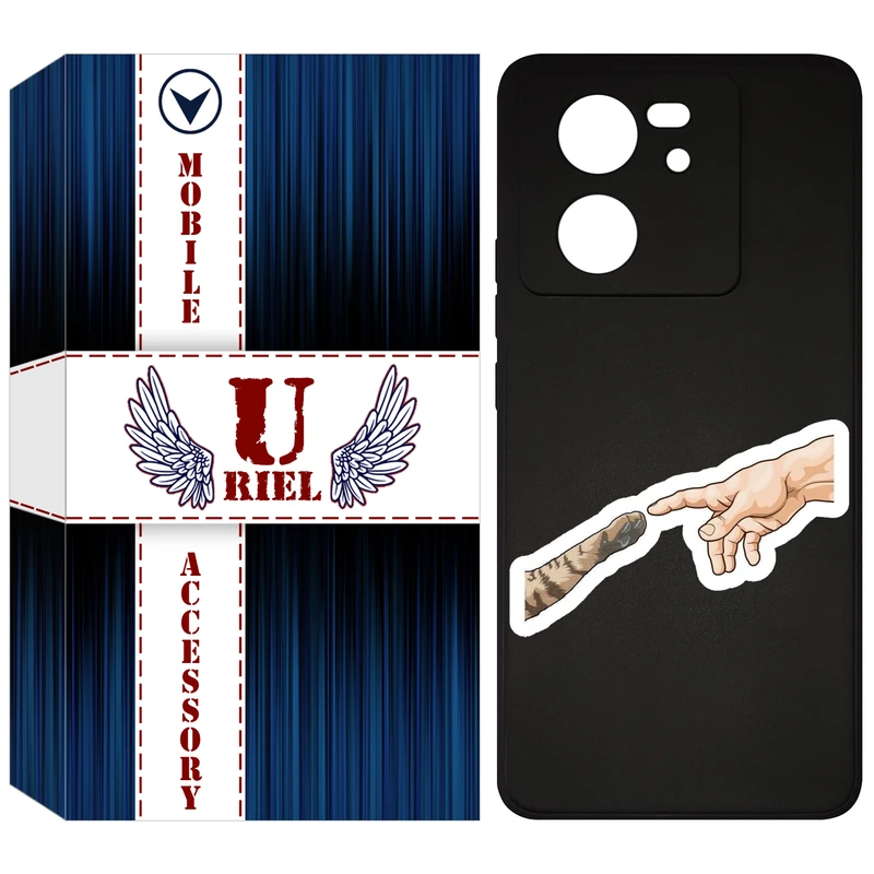 کاور یوریل مدل KSH کد 94 طرح دست گربه مناسب برای گوشی موبایل شیائومی 13T / 13T Pro / Redmi K60 Ultra