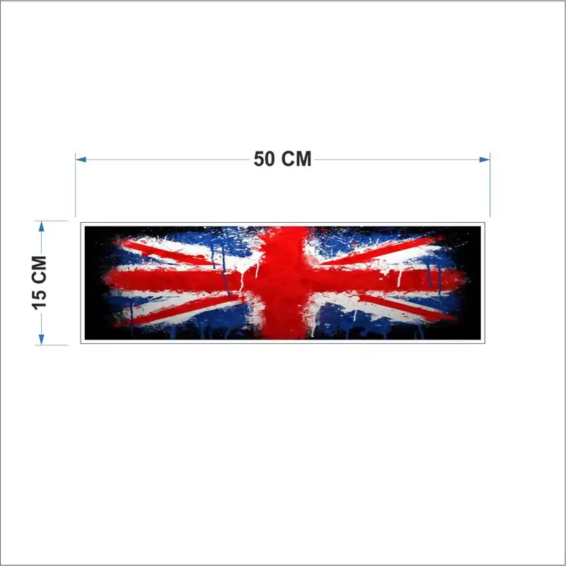 برچسب پارکابی خودرو طرح پرچم انگلیس کد EN1 بسته 2 عددی