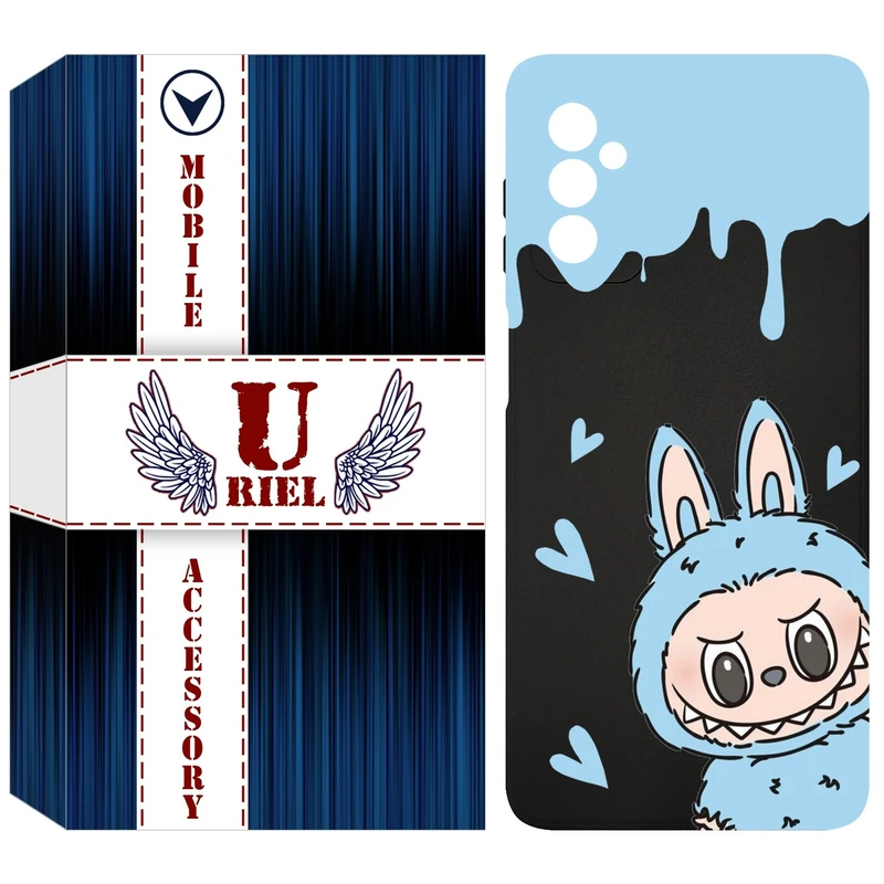 کاور یوریل قاب مدل KSH کد 131 طرح عروسک لبوبو مناسب برای گوشی موبایل سامسونگ Galaxy M52 5G