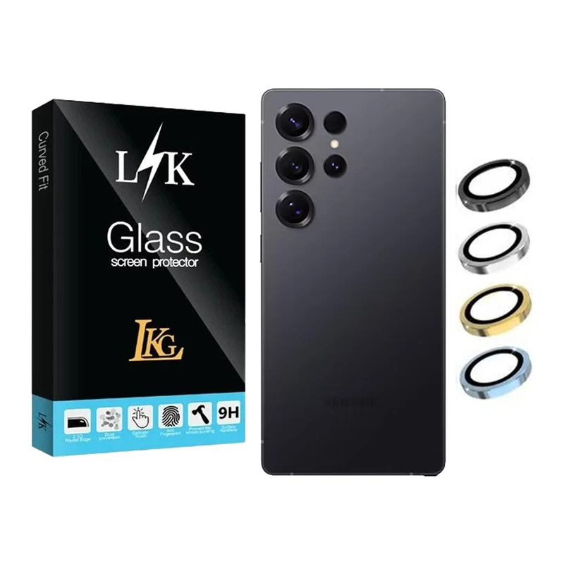 محافظ لنز گوشی ال کا جی مدل LKK Ringi مناسب برای گوشی موبایل سامسونگ Galaxy S25 Plus  