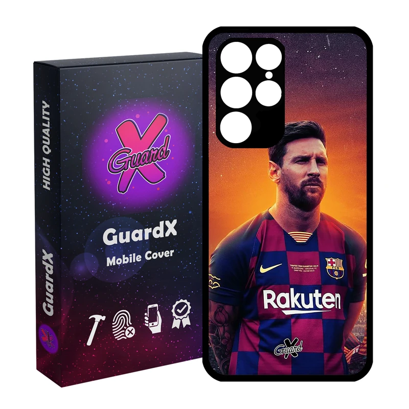 کاور گارد ایکس طرح Messi مدل Glass10123 مناسب برای گوشی موبایل سامسونگ Galaxy S22 Ultra