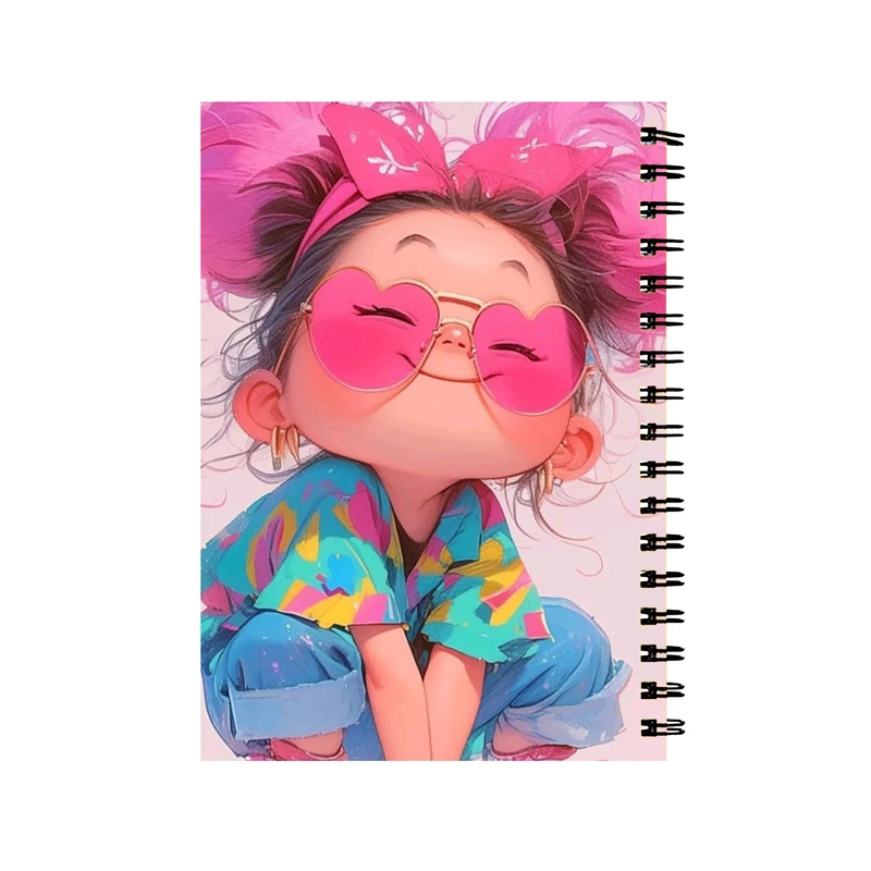 دفتر مشق 50 برگ مدل دختر کوچولو کد 37