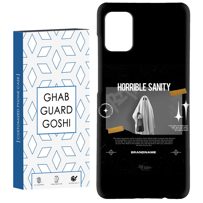 کاور قاب گارد گوشی طرح روح مشکی کد Dimo-699 مناسب برای گوشی موبایل سامسونگ Galaxy A31