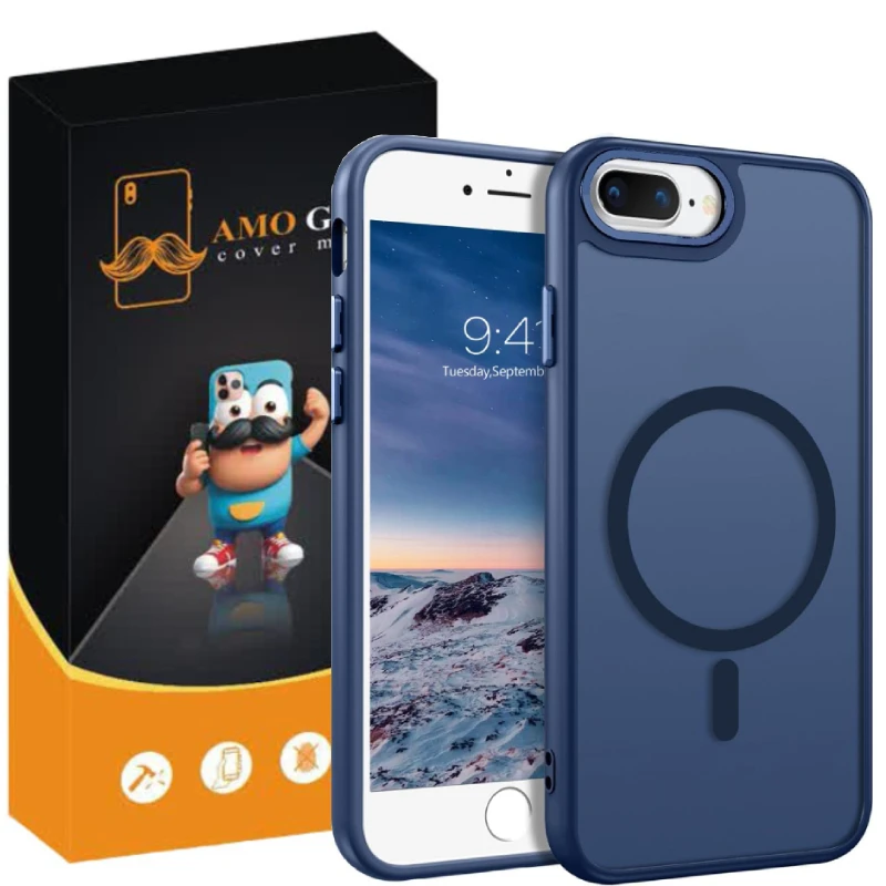 کاور عمو قاب مدل مگ سیف طرح MAT مناسب برای گوشی موبایل اپل iPhone 6 / 6s / 7 / 8/ SE 2020 / SE 2022 / SE 2023