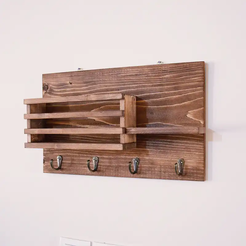 جاکلیدی چوبی مدل دیواری کد AR211