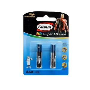 باتری نیم قلمی گیلسان مدل LR-03 بسته 2 عددی