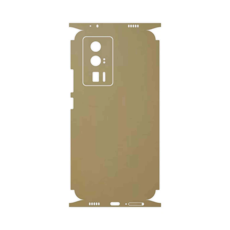 برچسب پوششی ماهوت مدل Matte-Gold-FullSkin مناسب برای گوشی موبایل شیائومی Poco F5 Pro
