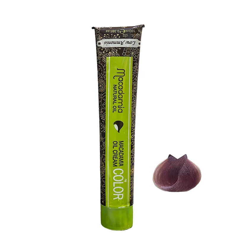 رنگ مو ماکادامیا شماره MC6 حجم 100 میلی لیتر رنگ ارکیده وحشی