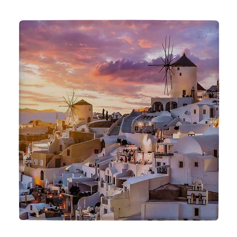 زیر لیوانی  طرح سانتورینی کد    6147640_5399