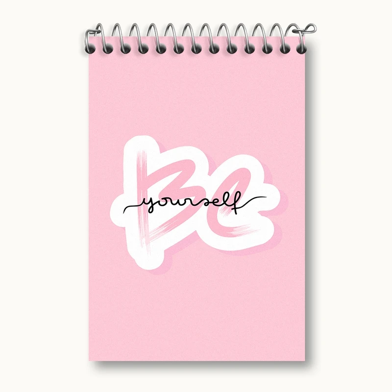 دفتر یادداشت 50 برگ خندالو مدل Be Yourself کد F1048