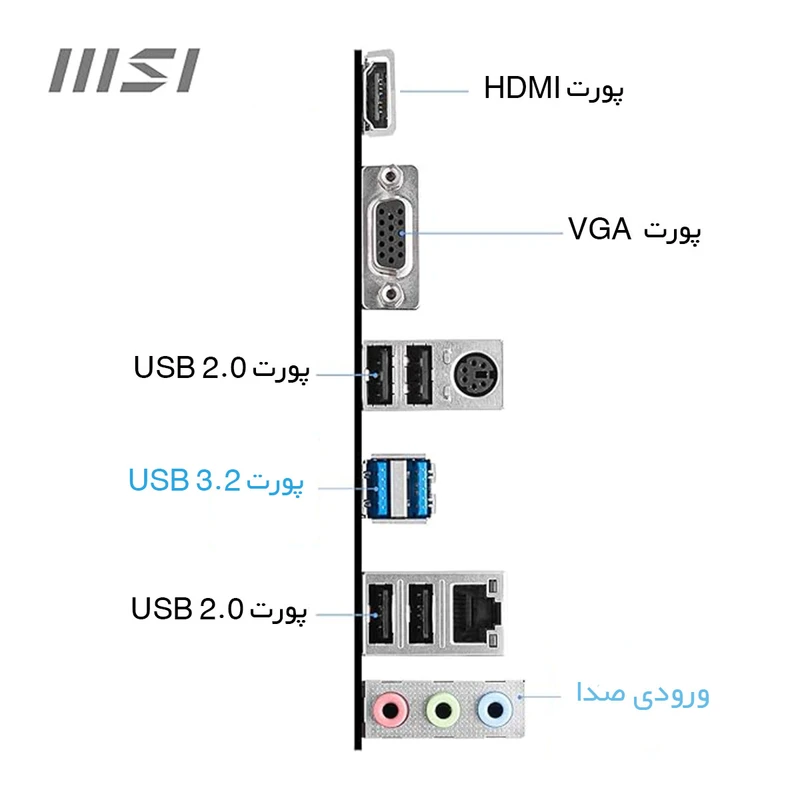 مادربرد ام اس آی مدل PRO H610M-E DDR4 عکس شماره 10