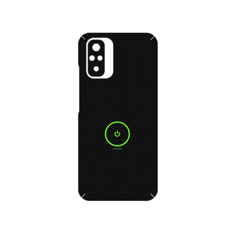 برچسب پوششی ماهوت مدل Minimal Power Button مناسب برای گوشی موبایل شیائومی Redmi Note 10s