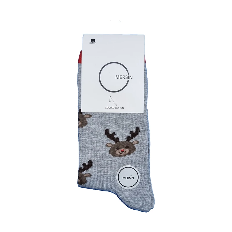 جوراب ساق بلند زنانه مدل گوزن