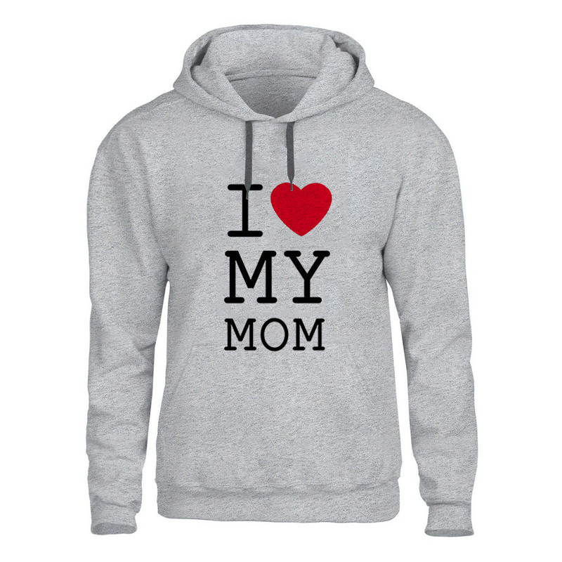 هودی مردانه مدل mom کد 133 رنگ طوسی
