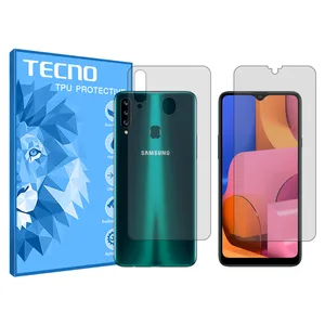HyGEL tecno transparent screen protector suitable for Samsung Galaxy A20s mobile phone along with the phone back protector