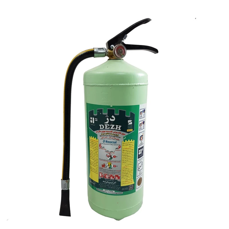 کپسول آتش نشانی دژ کد 2016 وزن 6 کیلو گرم