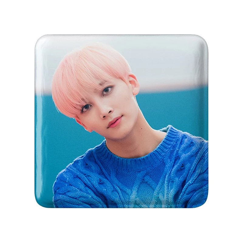 مگنت خندالو طرح جونگهان گروه سونتین Seventeen  مدل مربعی کد 21582