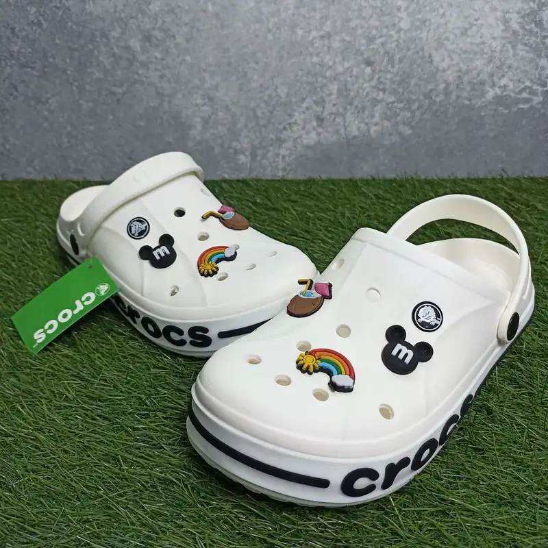 صندل زنانه مدل پلاس استیکردار کد 1550-WH