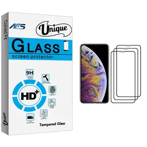 AFS Unique Glass Screen Protector For Apple iPhone XS Max Pack Of 3