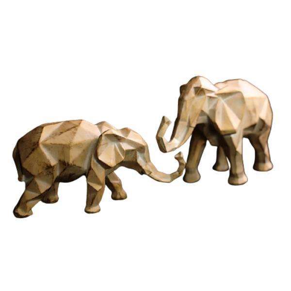 مجسمه طرح فیل مجموعه 2 عددی