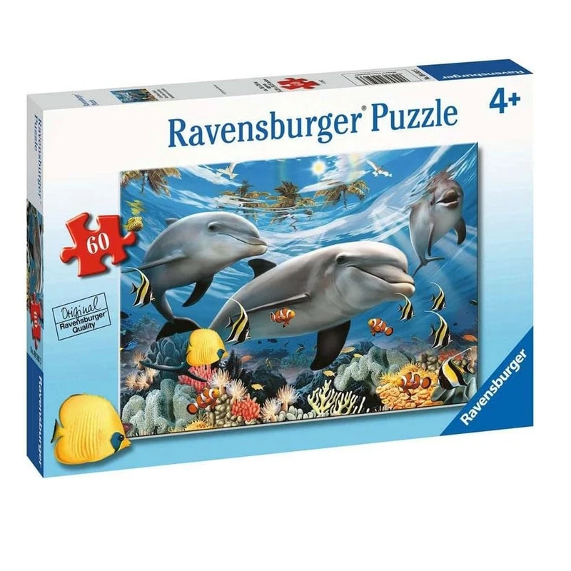 پازل 60 تکه راونزبرگر مدل Caribbean Smile کد 09593 مناسب برای 4 سال به بالا