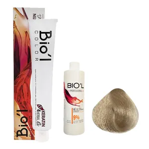 کیت رنگ مو بیول سری SUPER BLONDE شماره 12.02 حجم 100 میلی لیتر رنگ سوپر بلوند مرواریدی طبیعی