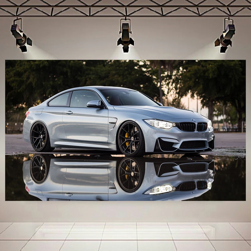 تابلو شاسی طرح ماشین مدل BMW M4 Coupe کد AR430