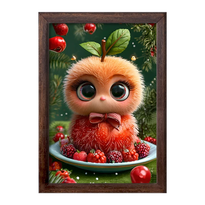 تابلو خندالو طرح میوه ی کیوت کد F8128