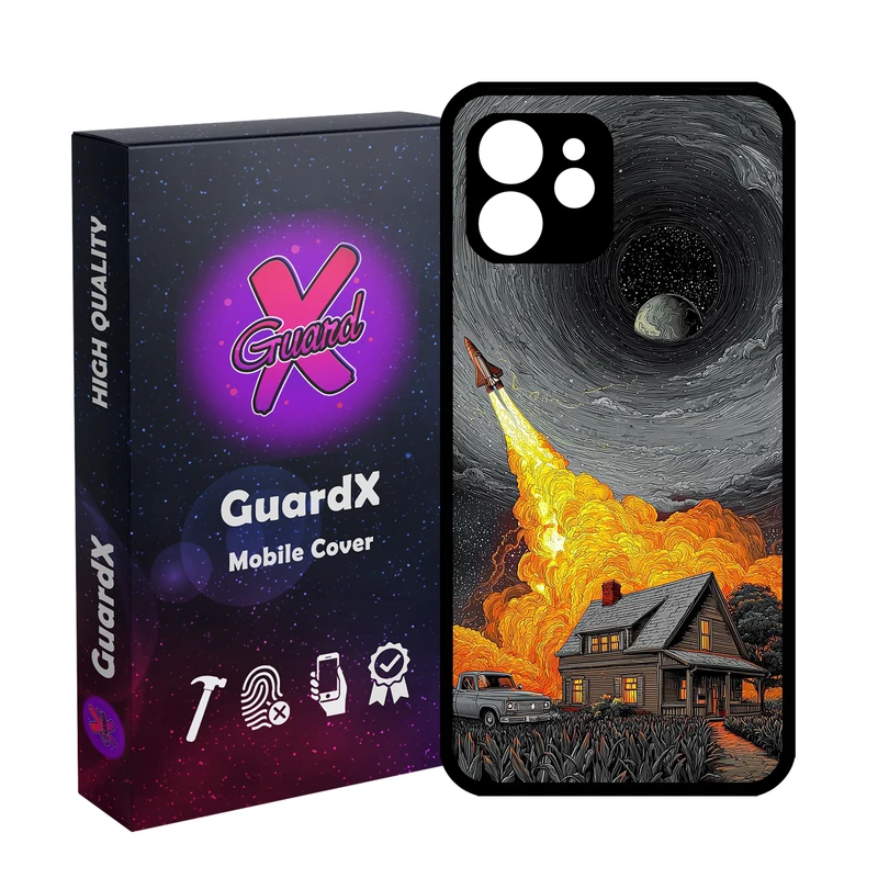 کاور گارد ایکس طرح Interstellar مدل 10933 مناسب برای گوشی موبایل اپل iPhone 12