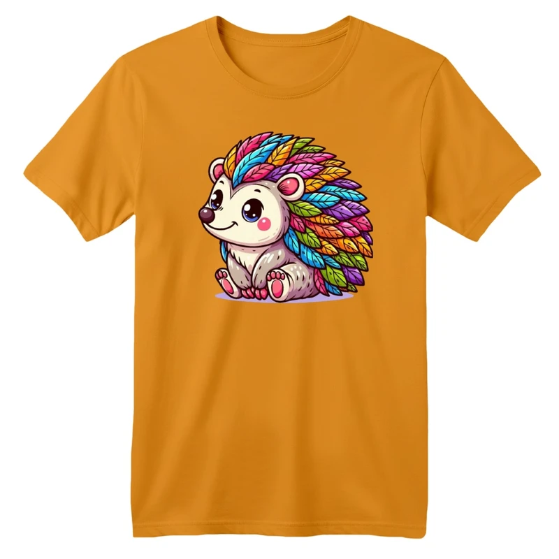 تی شرت آستین کوتاه بچگانه مدل خارپشت کد 01