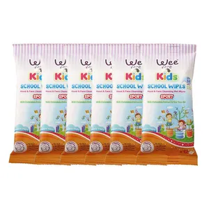 دستمال مرطوب کودک وی کر کد 052 بسته 12 عددی مجموعه 6 عددی