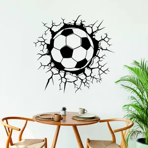 استیکر مدل چوبی توپ فوتبال کد T400