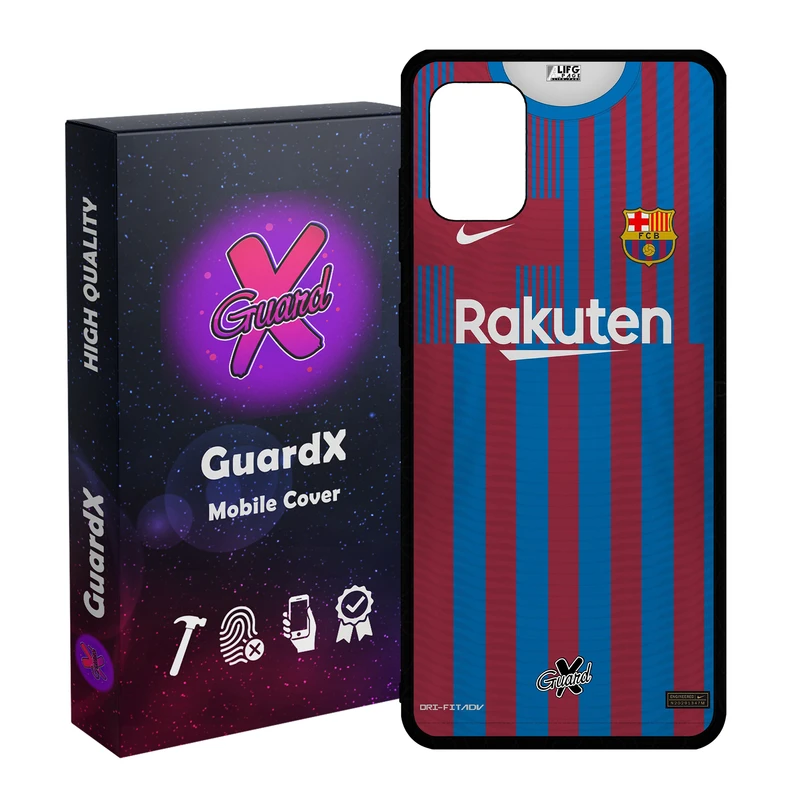 کاور گارد ایکس طرح بارسلونا مدل Glass50359 مناسب برای گوشی موبایل سامسونگ Galaxy A31