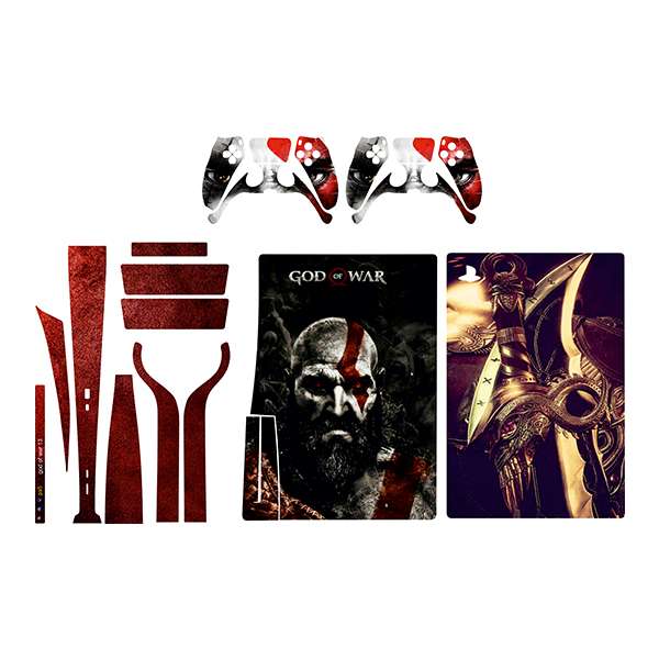 برچسب کنسول بازی پلی استیشن 5 توییجین وموییجین مدل God of war 13