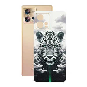 Remax cover sticker Leth model leopard design suitable for Motorola Edge 30 Fusion mobile phone