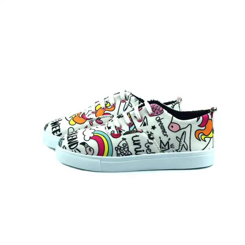 کفش روزمره زنانه مدل بندی طرح فلامینگو