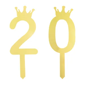 تاپر کیک هانستو مدل عدد 20 کد TPN20 مجموعه 2 عددی