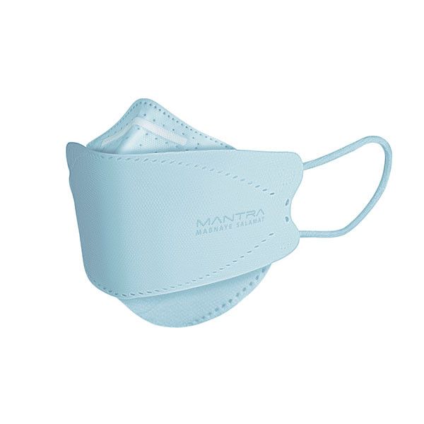 ماسک تنفسی مانترا مدل سه بعدی پنج لایه بسته ۲۵ عددی
